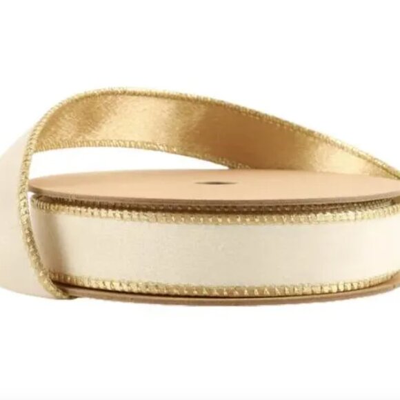 Reversible Classic Velvet Wired Ribbon Christmas Craft Supplies 10 Yard Roll - Picture 6 of 12